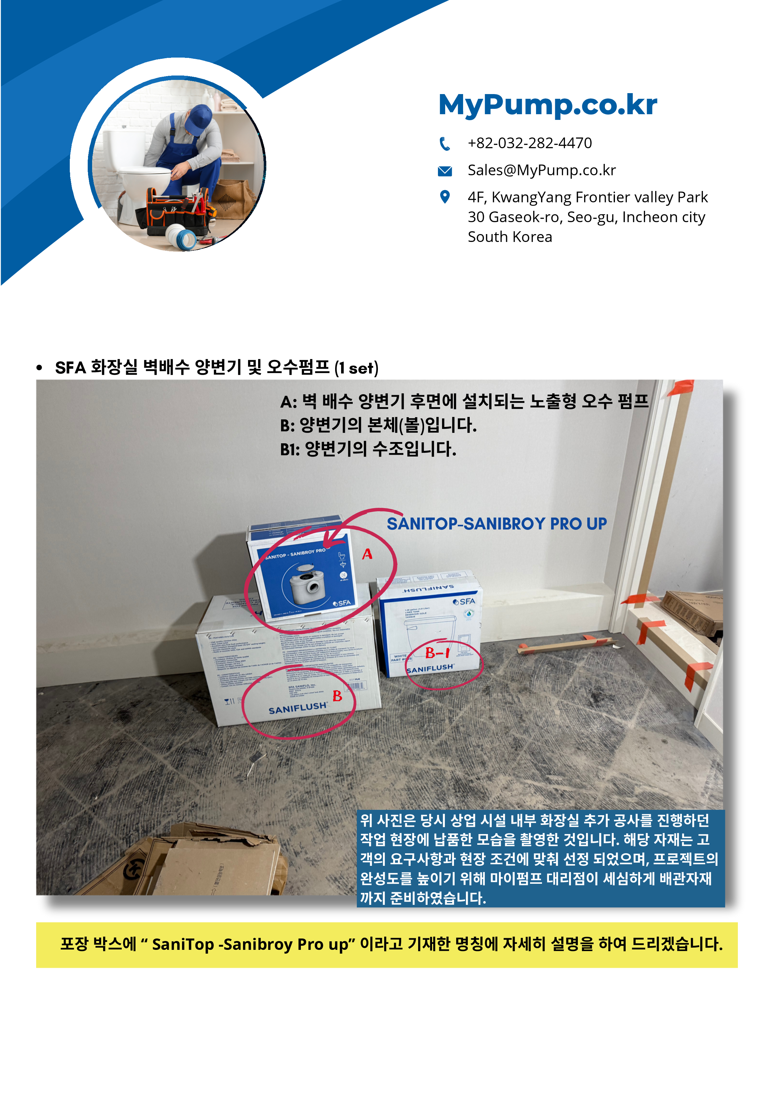 SaniTop - SaniBroy pro up