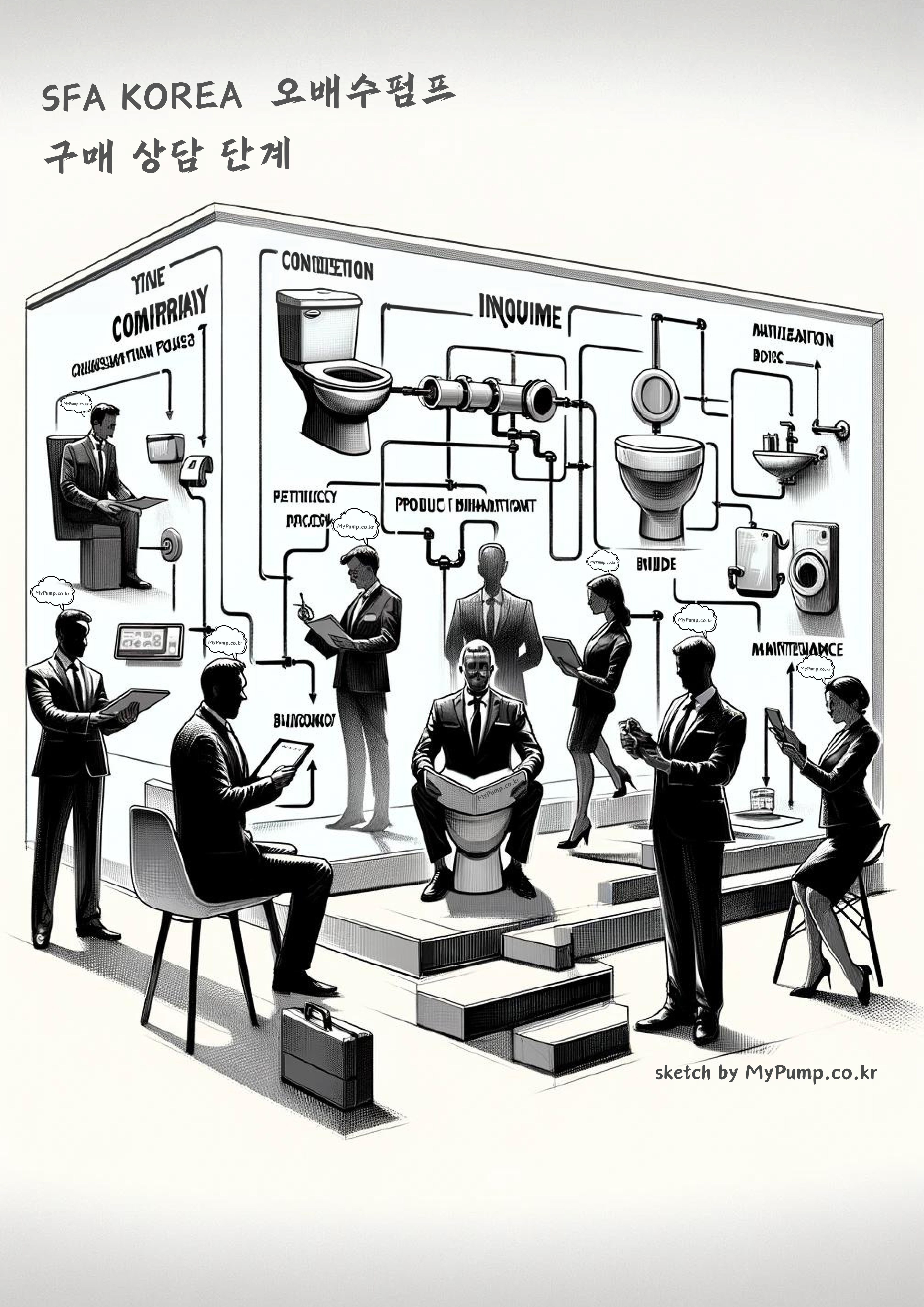 SFA Korea 오배수 펌프 구매 상담 및 시공 진행 프로세스