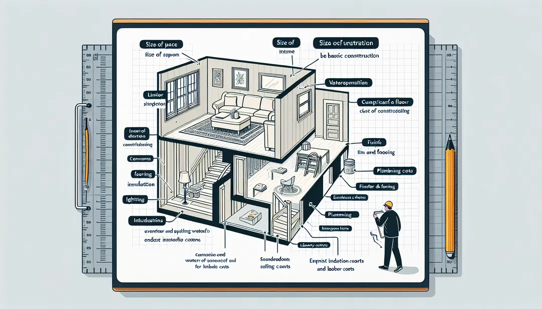 지하실 인테리어 시공시 고려할 변수값