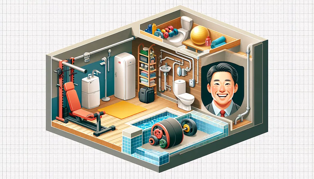 사니큐빅2 클래식 - 지하 누수 문제 해결 후 공간 활용