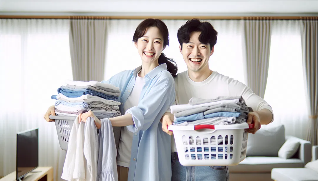 베란다 세탁기 설치 시공 사례