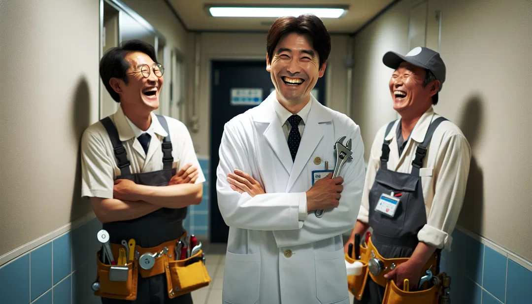 병원 내부 화장실 시공 사례 - 벙원 SFA 펌프 시공