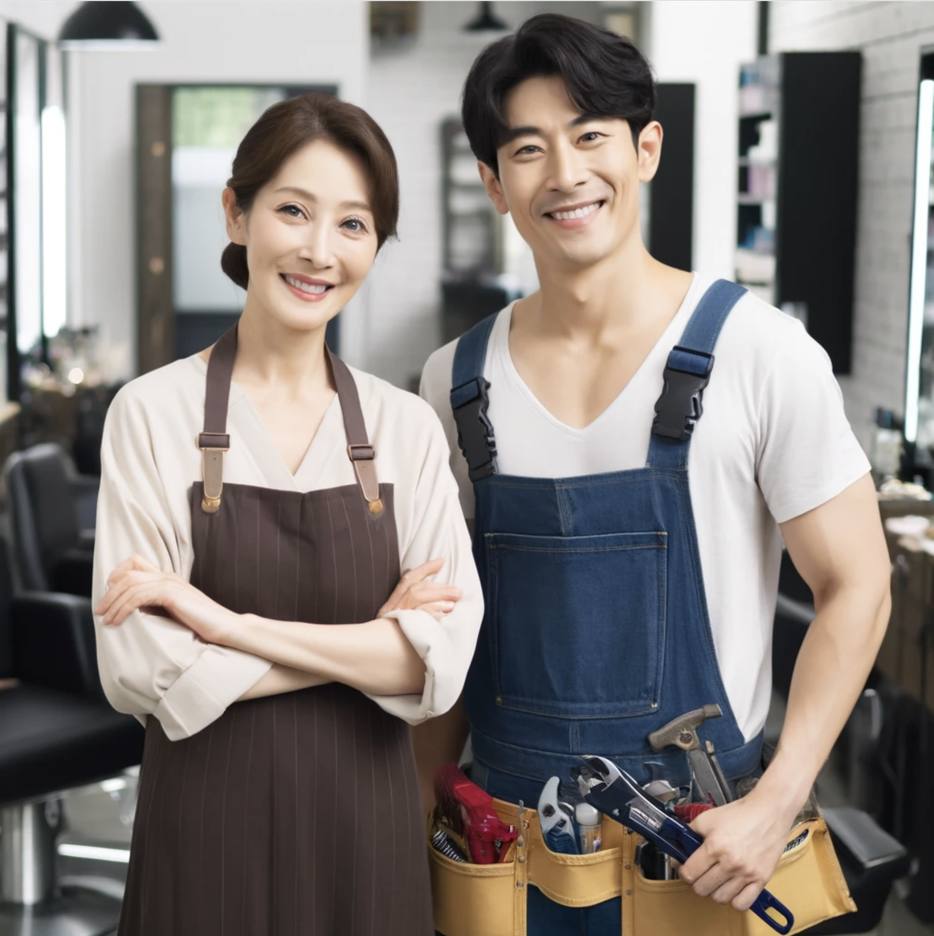 미용실 배관 설비 시공 사례