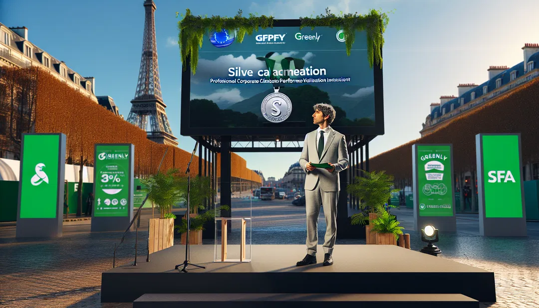 디지털 탄소 발자국 분야에서 은메달 수상