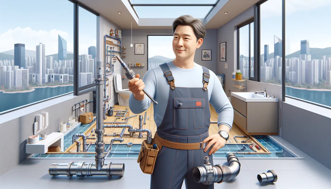 마이펌프를 만나고 나서, 은석이는 진짜 배관 설비 전문가가 되었다.