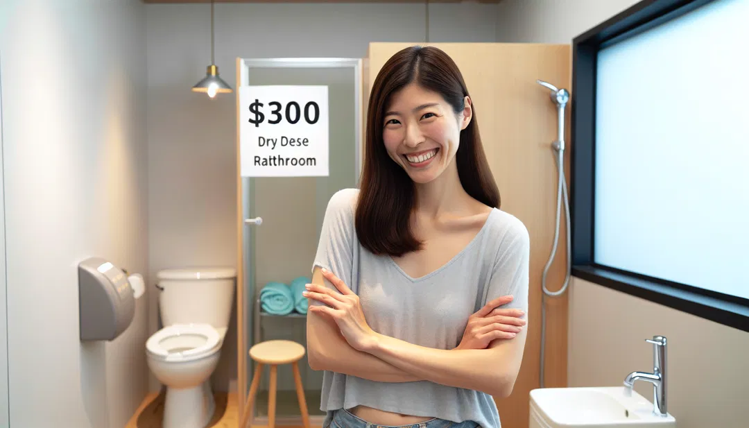 배관 없는 지하 공간도 OK! 샤워실 설치, 마이펌프면 됩니다.