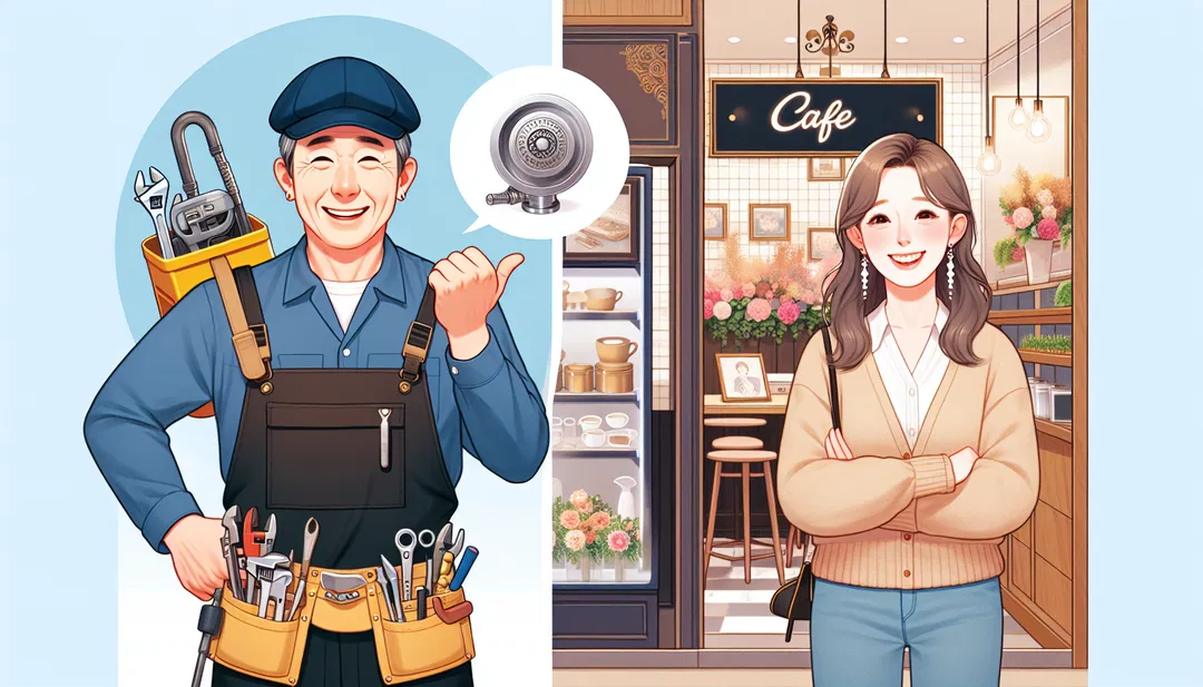 카페 화장실 막힘 해결한 마이펌프