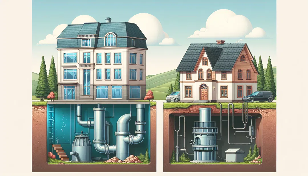 펌프 하나 멈춰도 걱정 NO! 이중 시스템의 안심 배수! – Sanicubic 2 Classic, 고층·지하 어디서든 완벽 대응.